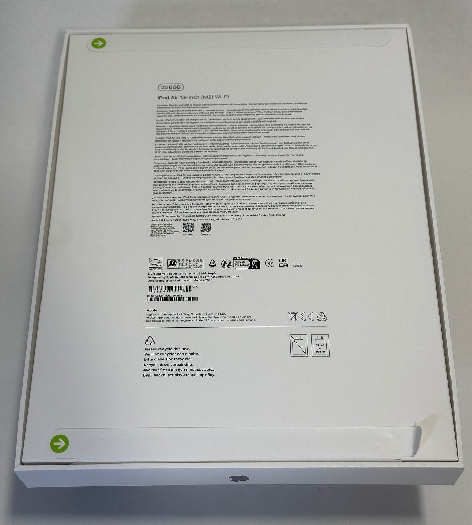 Apple IPad Air 13 inch M2, Purple, 256GB Nieuw in Doos, 13 inch of meer, Overige kleuren, Biltstraat 67, Nieuw