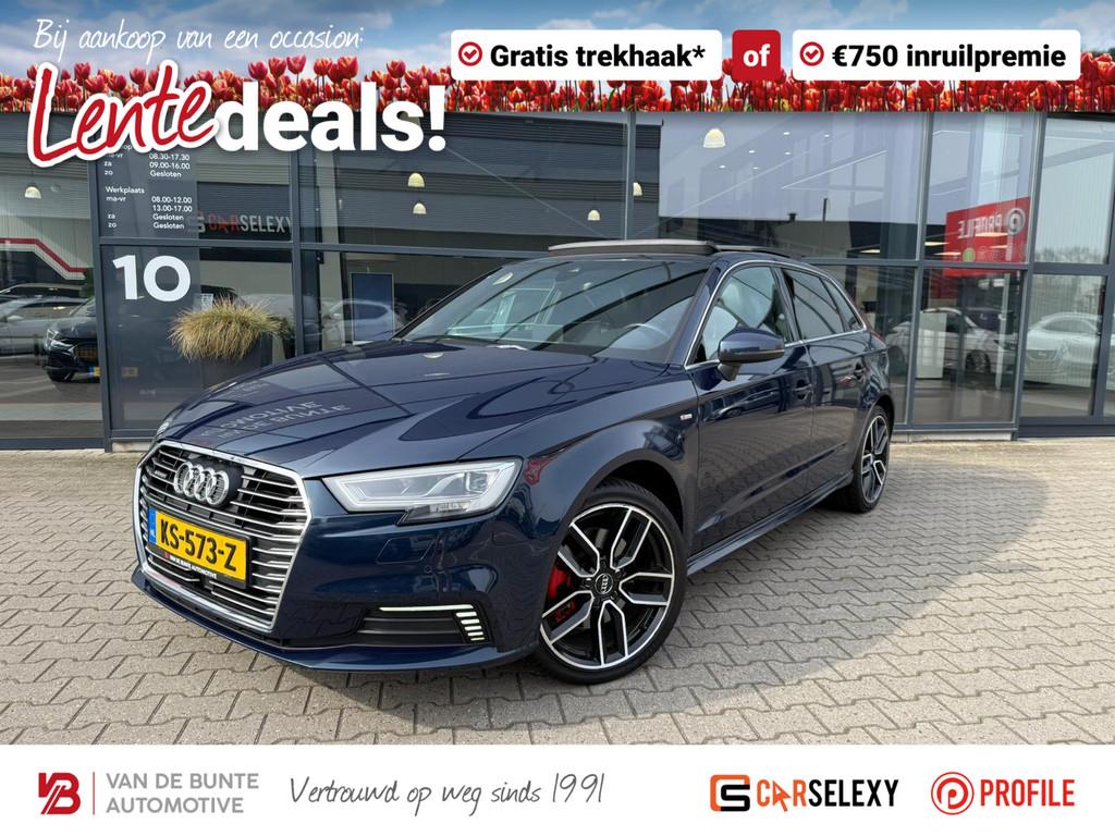 Audi A3 Sportback 1.4 e-tron Pro Line Plus *Schuif-/Kantelda, Auto's, Audi, Stof, Gebruikt, 4 cilinders, Blauw