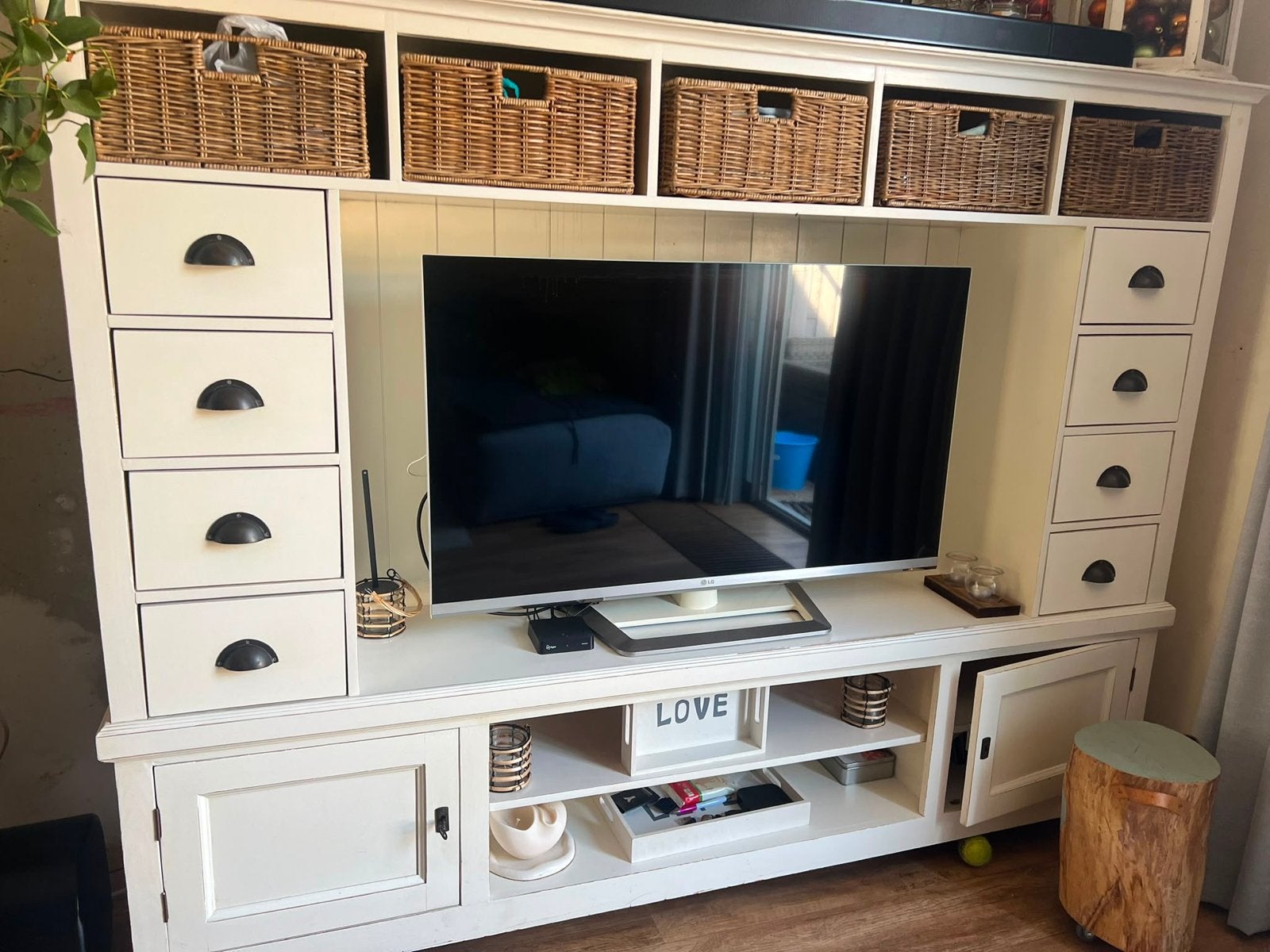 TV kast van Het Heerenhuys - 160x205x40 cm, Ophalen, Gebruikt, Landelijk, 200 cm of meer