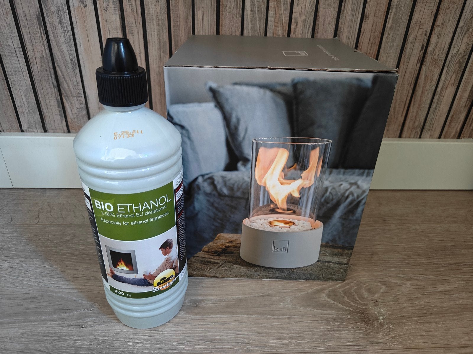 Nieuw in doos! Klein sfeerhaard Stone Fire White, Tuin en Terras, Tuinhaarden, Ophalen, Nieuw