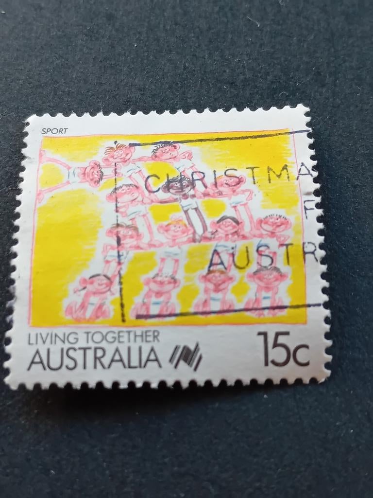 Australische postzegel 15c Living Together, Postzegels en Munten, Postzegels | Nederland, Ophalen of Verzenden