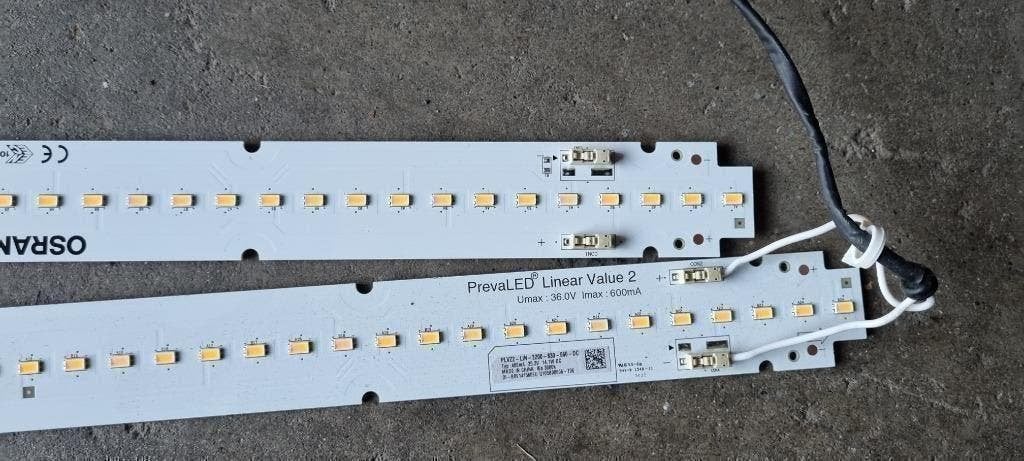 2 LEDPRINTS  MET VOORSCHAKELAPPARAAT LED LAMP  230 VOLT, Ophalen of Verzenden, Nieuw