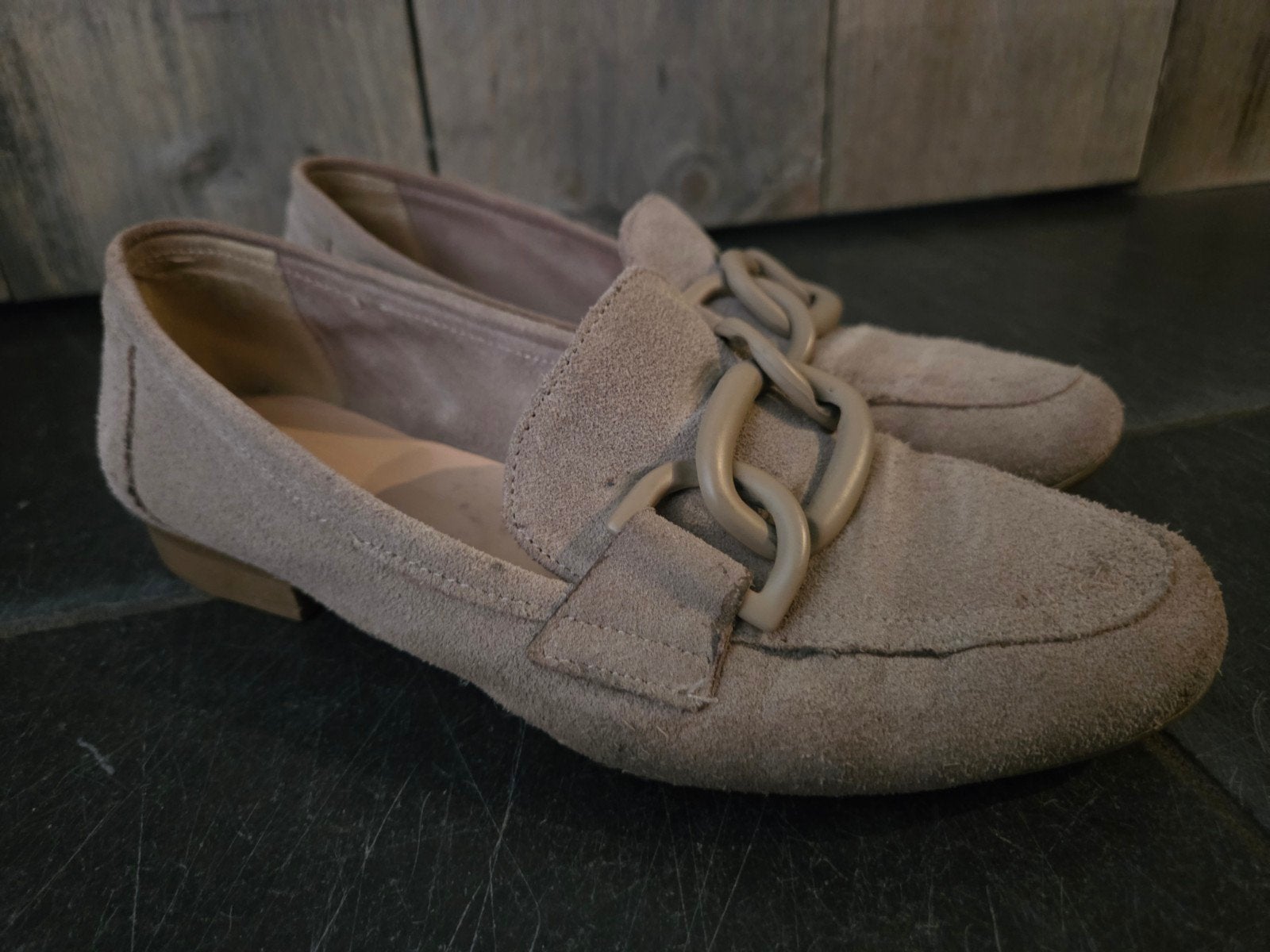 Sub 55 loafers mast 37 nubuck zand, Sub 55, Ophalen of Verzenden, Gedragen, Instappers