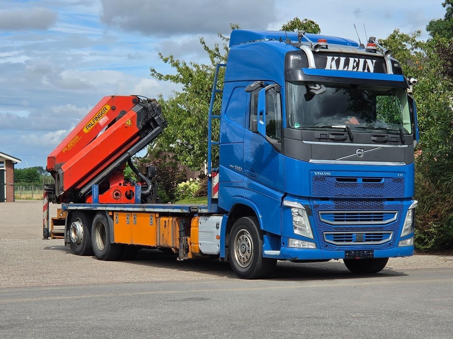 Volvo FH 500 6x2! PALFINGER 42TM! RADIO REMOTE!2017! DK1271, Automaat, Cruise Control, Euro 6, Blauw