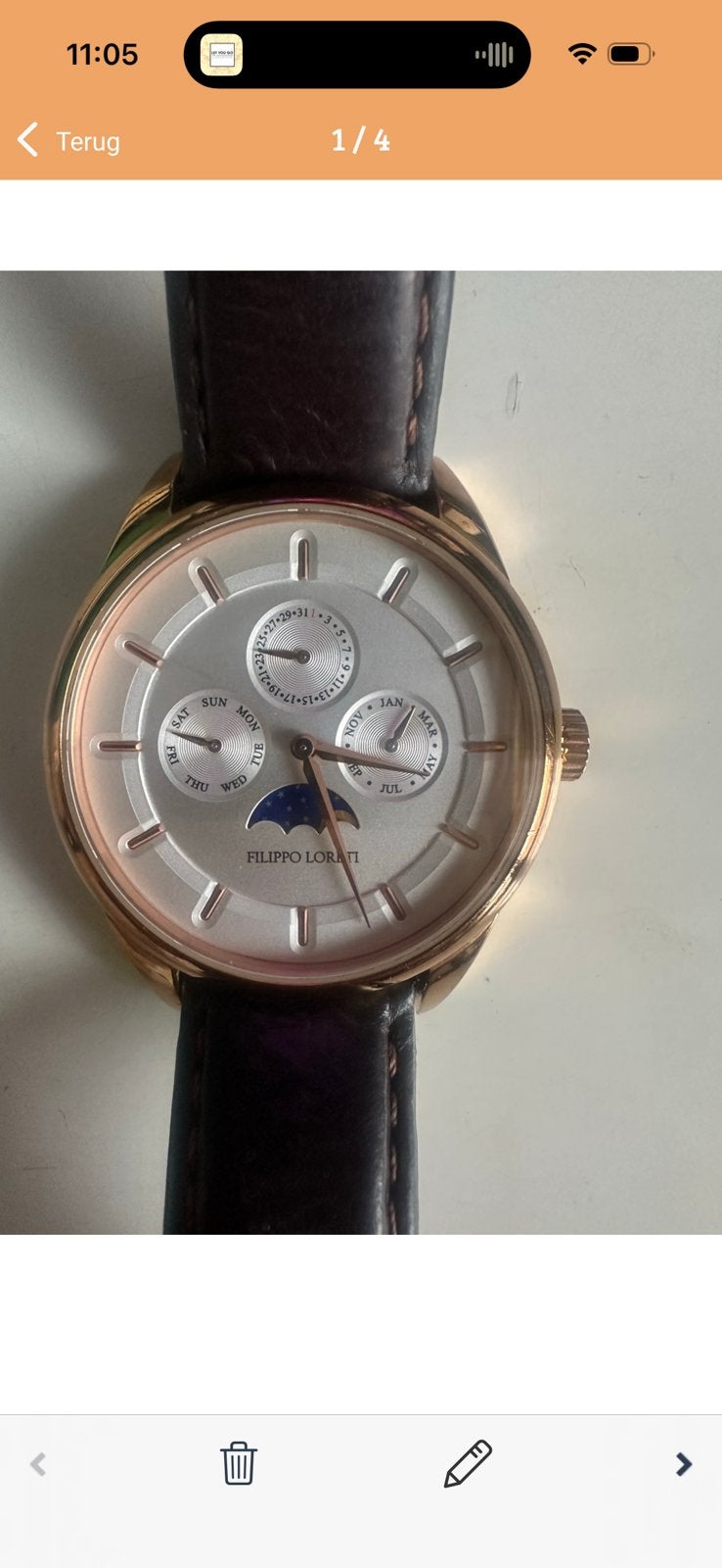 Horloge, Ophalen of Verzenden, Zo goed als nieuw, Overige merken
