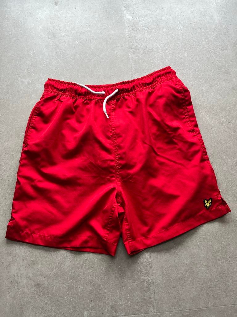 Lyle & Scott Zwembroek Rood - Maat 12/13 jaar, Ophalen of Verzenden, Zo goed als nieuw, Zwembroek, Jongen