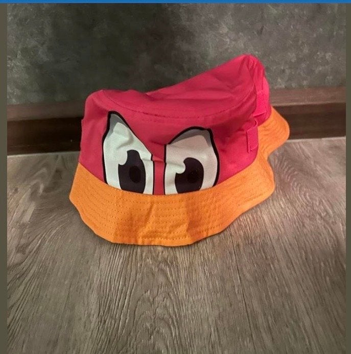 Nieuwe Flugel bucket hat - roze/oranje, Kleding | Dames, Hoeden en Petten, Ophalen of Verzenden, Nieuw, One size fits all, Hoed