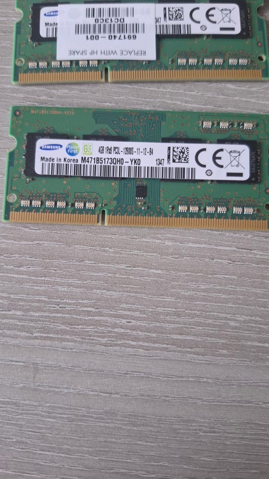 Samsung 2x 4GB DDR3L RAM Geheugenmodule voor Laptop, Computers en Software, Gebruikt, DDR3, Ophalen of Verzenden, Laptop