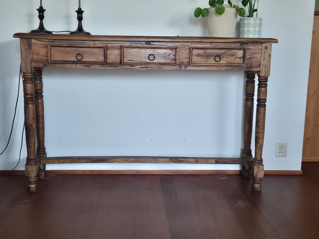 Sidetable, Huis en Inrichting, Ophalen, 100 tot 150 cm, Zo goed als nieuw, Overige houtsoorten