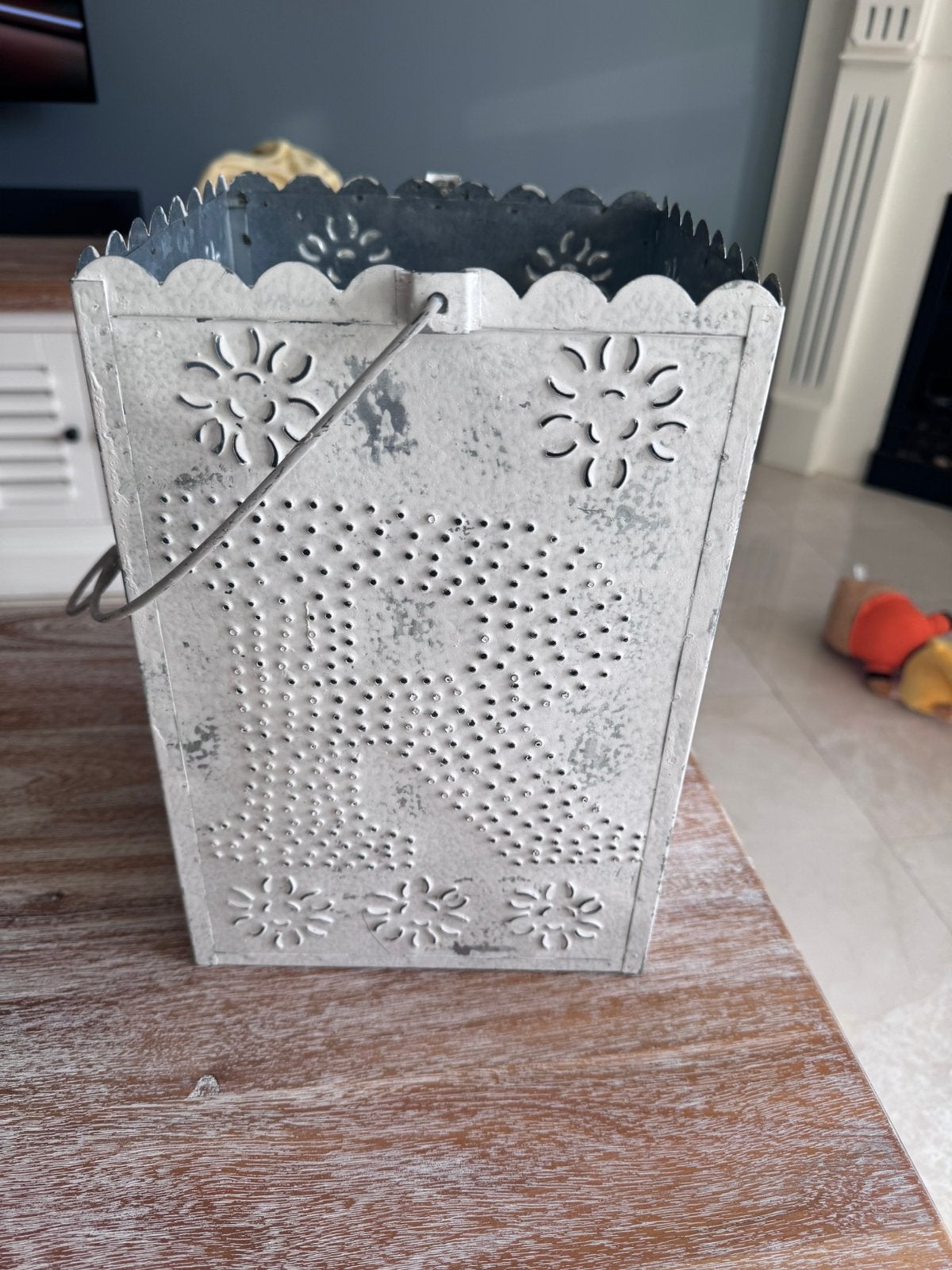 Lantaren Riviera Maison, Huis en Inrichting, Woonaccessoires | Kandelaars en Kaarsen, Gebruikt, Lantaarn, Wit, Rivièra Maison