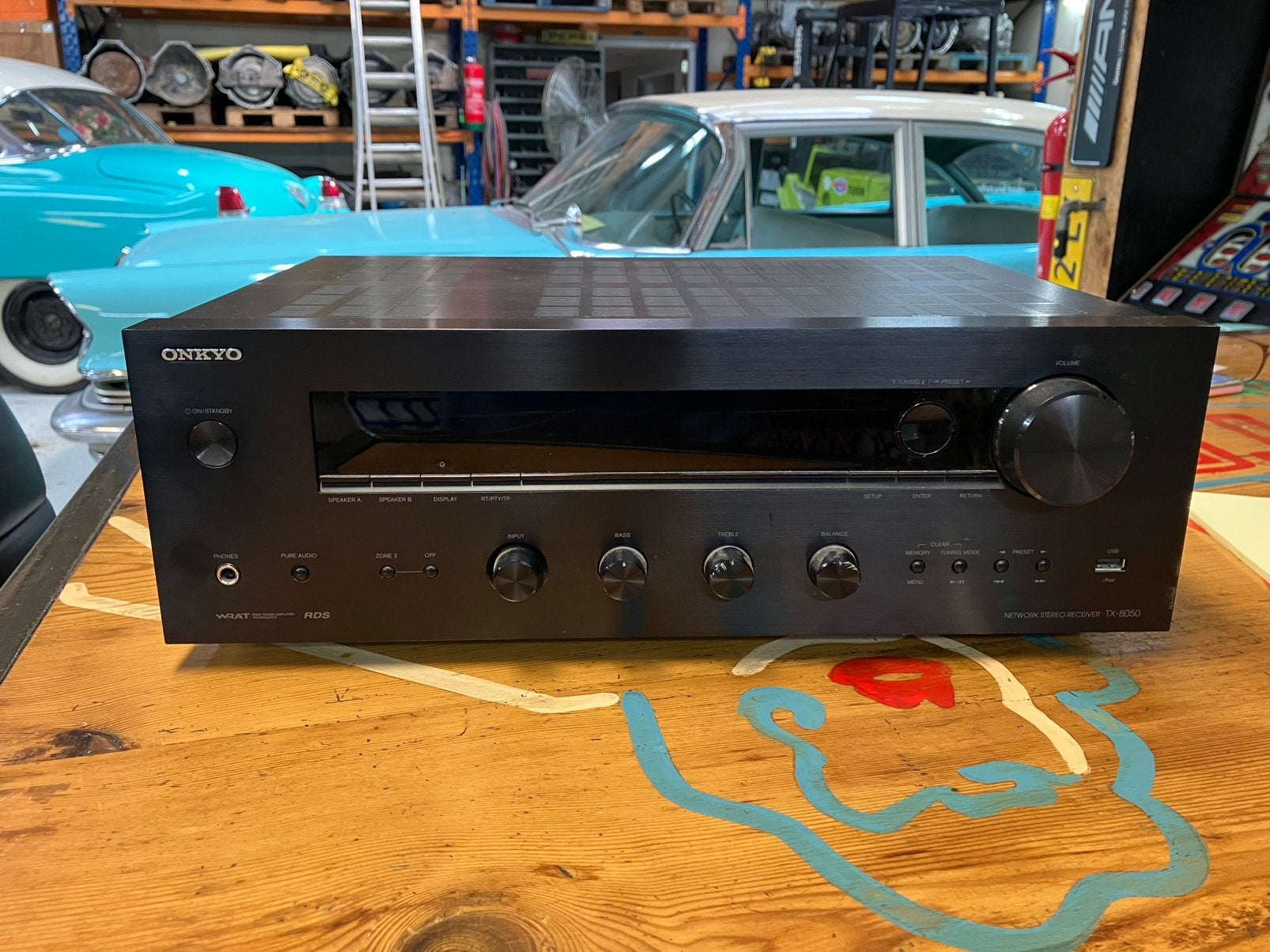 Onkyo TX-8050 Netwerk Stereo Receiver - Gebruikt, Ophalen, Onkyo.com, 120 watt of meer, Stereo