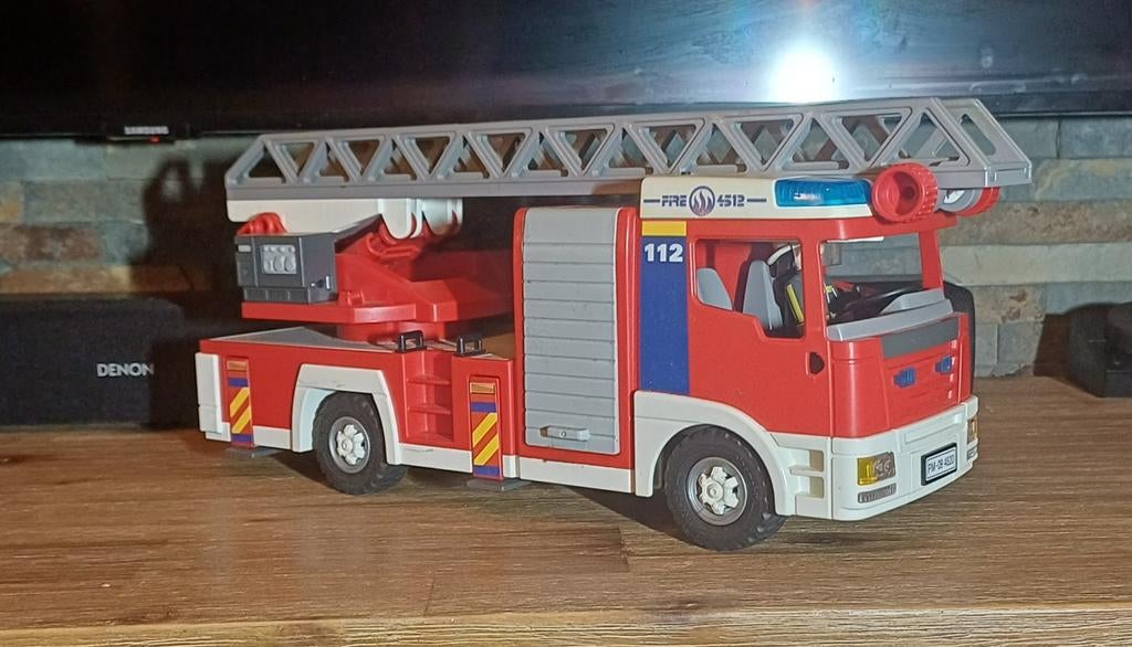 Playmobil Brandweerwagen, Kinderen en Baby's, Speelgoed | Playmobil, Ophalen of Verzenden, Zo goed als nieuw