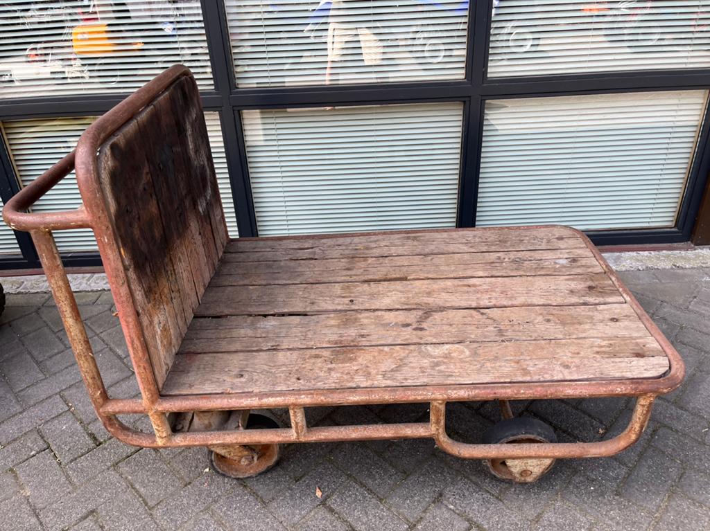 Transportkar, magazijnwagen., 100 liter of meer, Ophalen, Zo goed als nieuw, Transportkar