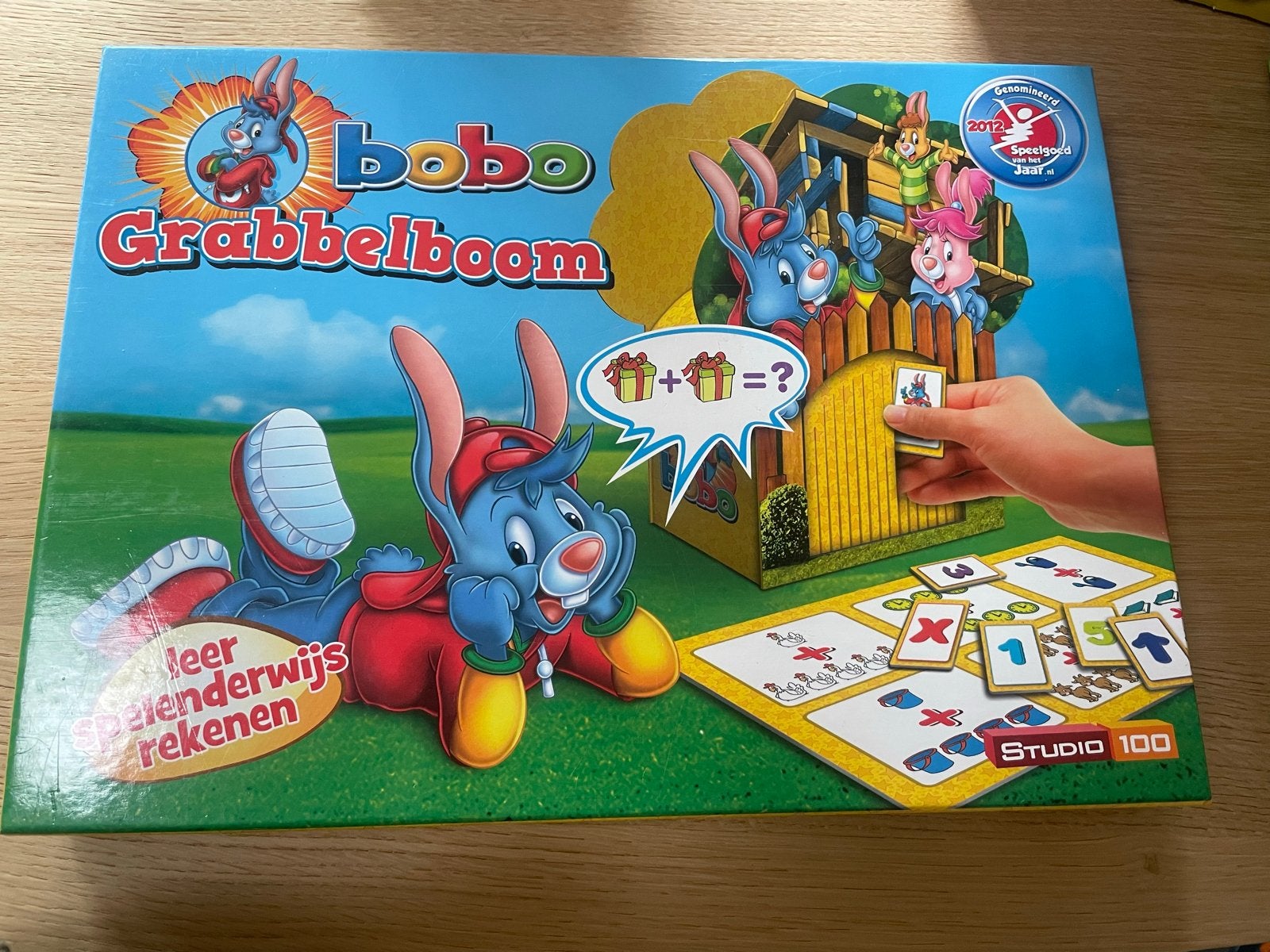 Spel Studio 100 bobo Grabbelbaan 4+ 2-4 spelers 15 minuten, Drie of vier spelers, Ophalen of Verzenden, Zo goed als nieuw