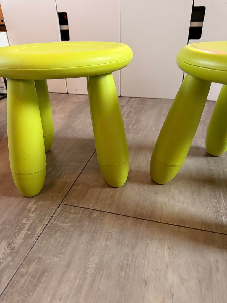 2x IKEA MAMMUT Krukjes - Kindermeubilair, Ophalen of Verzenden, Gebruikt, Kunststof