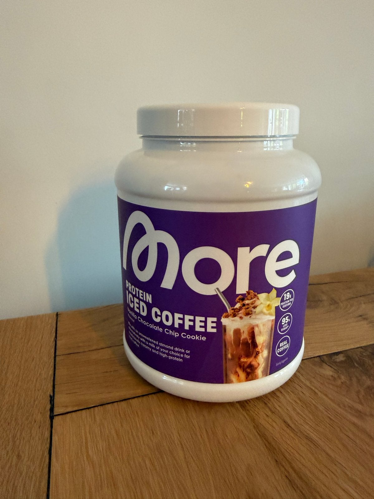More Nutrition Proteïn Iced Coffee Vanilla Chocolate Chip, Ophalen of Verzenden, Nieuw, Poeder of Drank