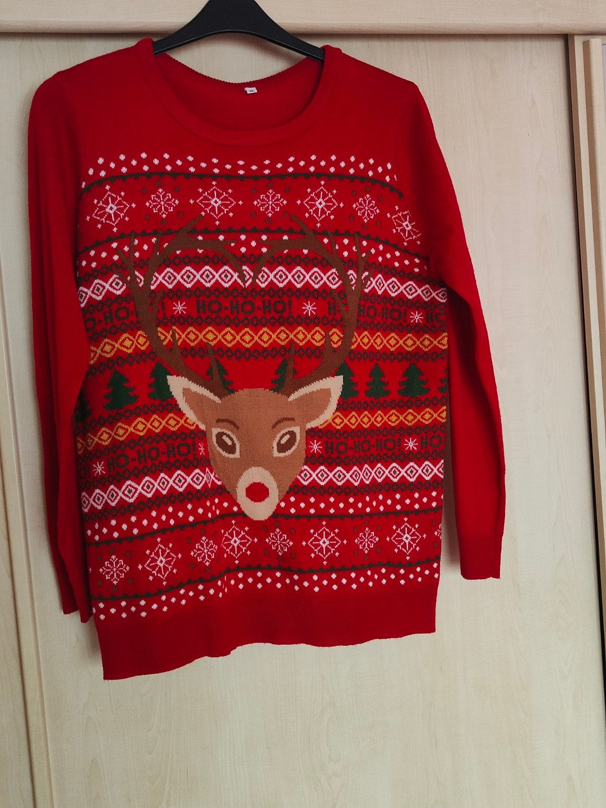 Kersttrui met rendier van Action, maat XL (valt als L), Kleding | Dames, Maat 42/44 (L), Ophalen of Verzenden, Zo goed als nieuw