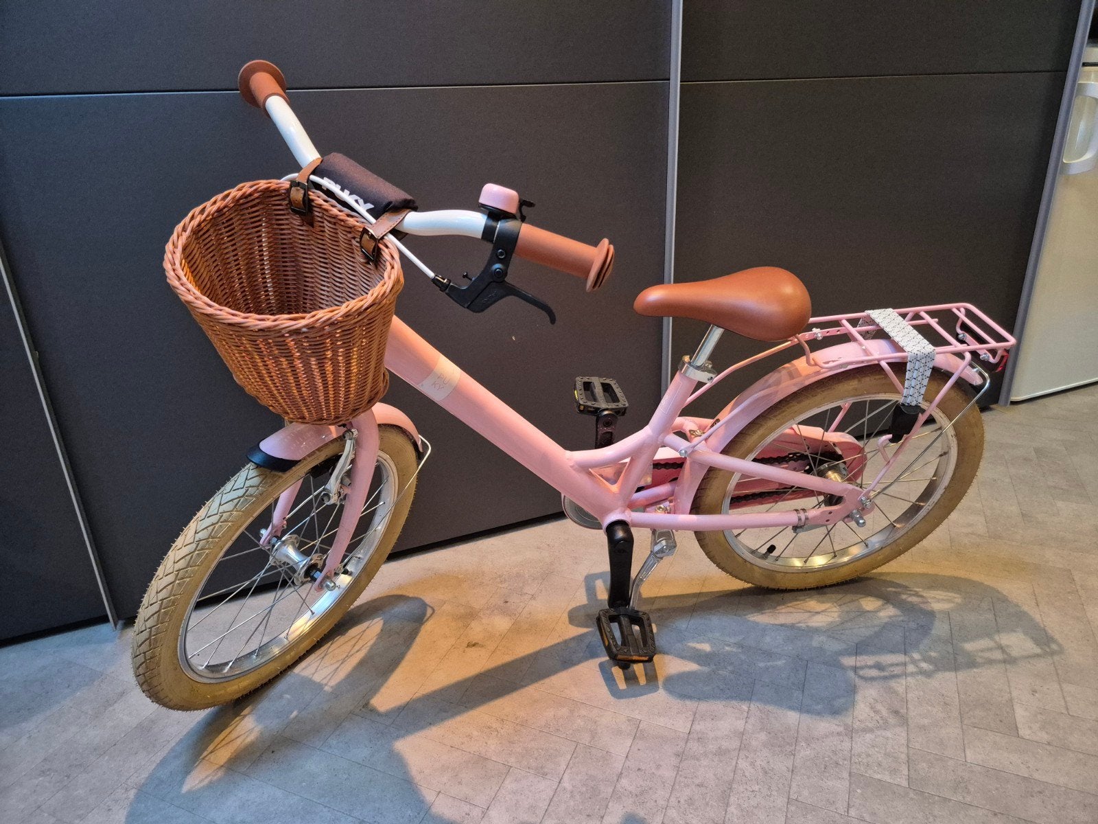 Roze Puky Youke Classic 18inch kinderfiets, Ophalen, Velgrem, Puky, 16 tot 20 inch