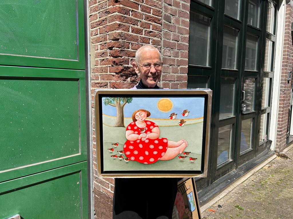 Ada Breedveld schilderij, Antiek en Kunst, Kunst | Schilderijen | Modern, Ophalen of Verzenden