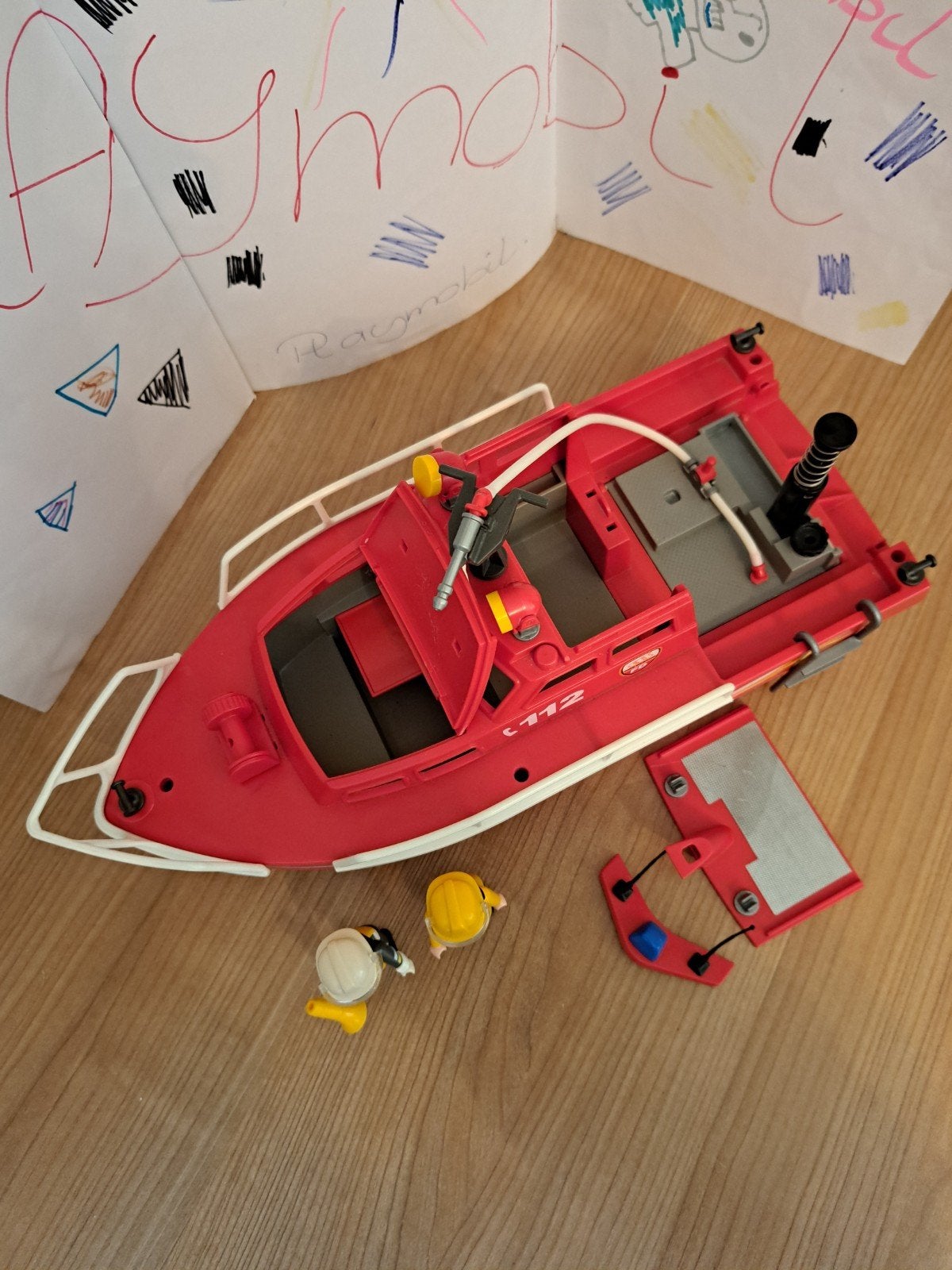 playmobil brandweer boot, Ophalen of Verzenden