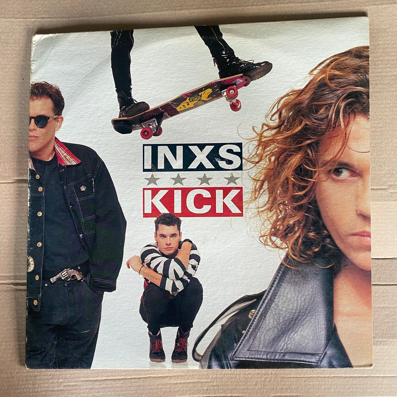 Lp - inxs - kick, Ophalen of Verzenden, Gebruikt, 12 inch, Poprock