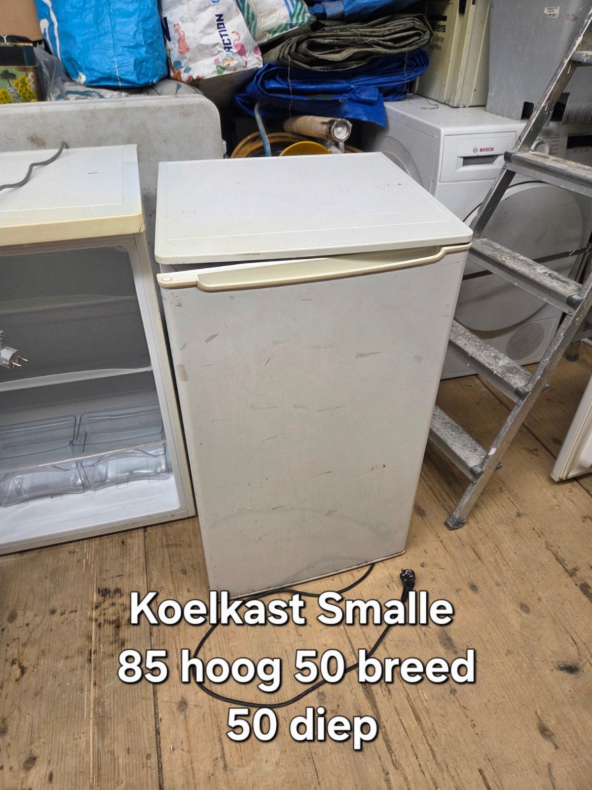 2 stuks koelers koelkasten, Ophalen, Minder dan 85 cm, 200 liter of meer, 45 tot 60 cm