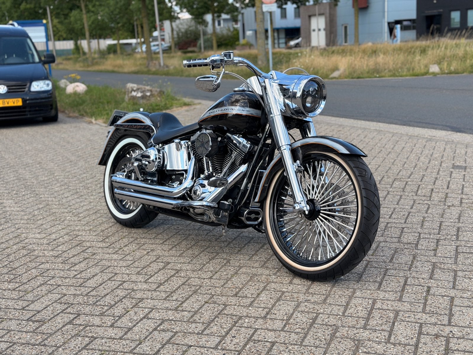 Harley Davidson Heritage softail custom big spokes, Motoren, Particulier, Chopper