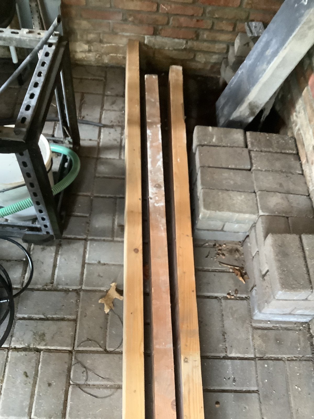 Douglas balk 5x15 cm geschaafd, Ophalen, Gebruikt, Balk, Overige houtsoorten