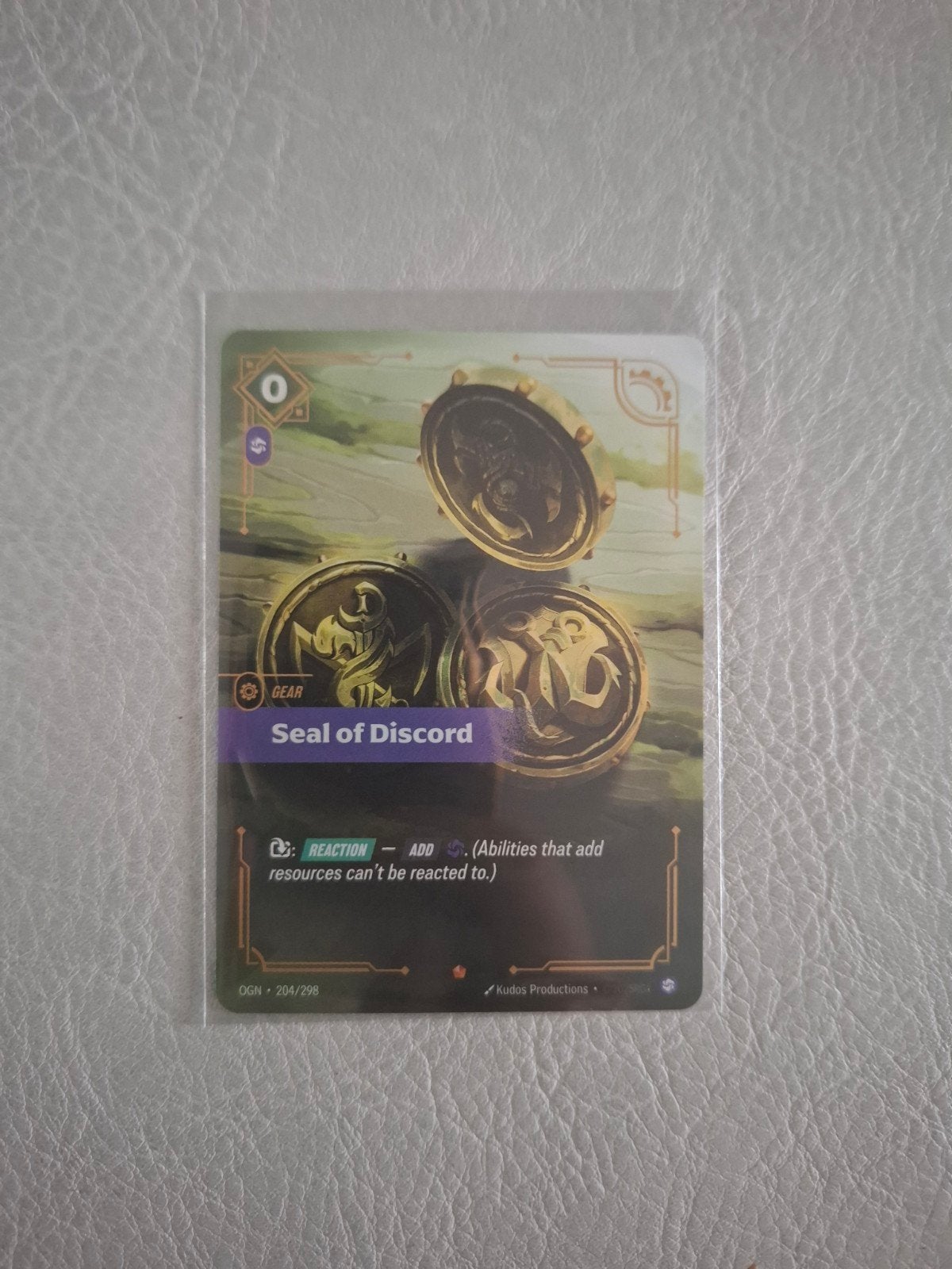 Seal of Discord - Riftbound Origins - 204/298 - Near Mint, Verzenden, Zo goed als nieuw, Losse kaart