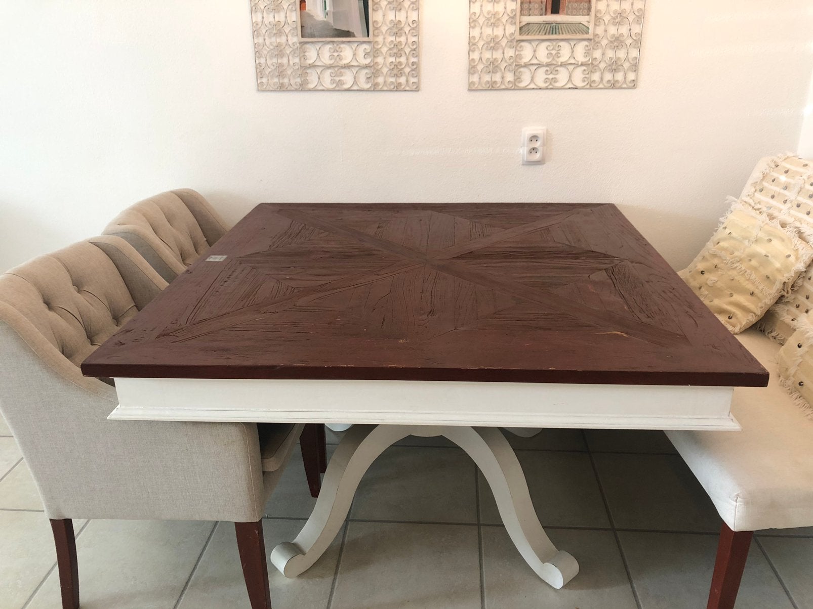 Eettafel reviera maison chateau veldever 13x130cm, Chateau veldevere, Ophalen of Verzenden, Zo goed als nieuw, Vijf personen of meer