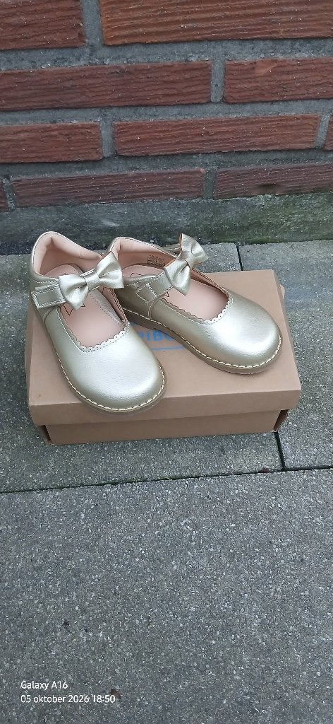 Friboo ballerina goud mt 25, Meisje, Nieuw, Ophalen of Verzenden, Schoenen