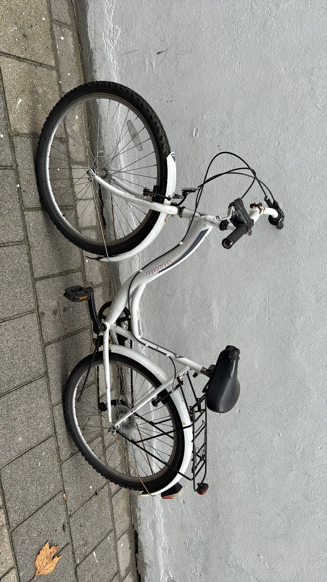 Stads fiets 26 inch handrem versnelling, Fietsen en Brommers, Fietsen | Cruisers en Lowriders, Ophalen, Gebruikt, Staal, Velgrem