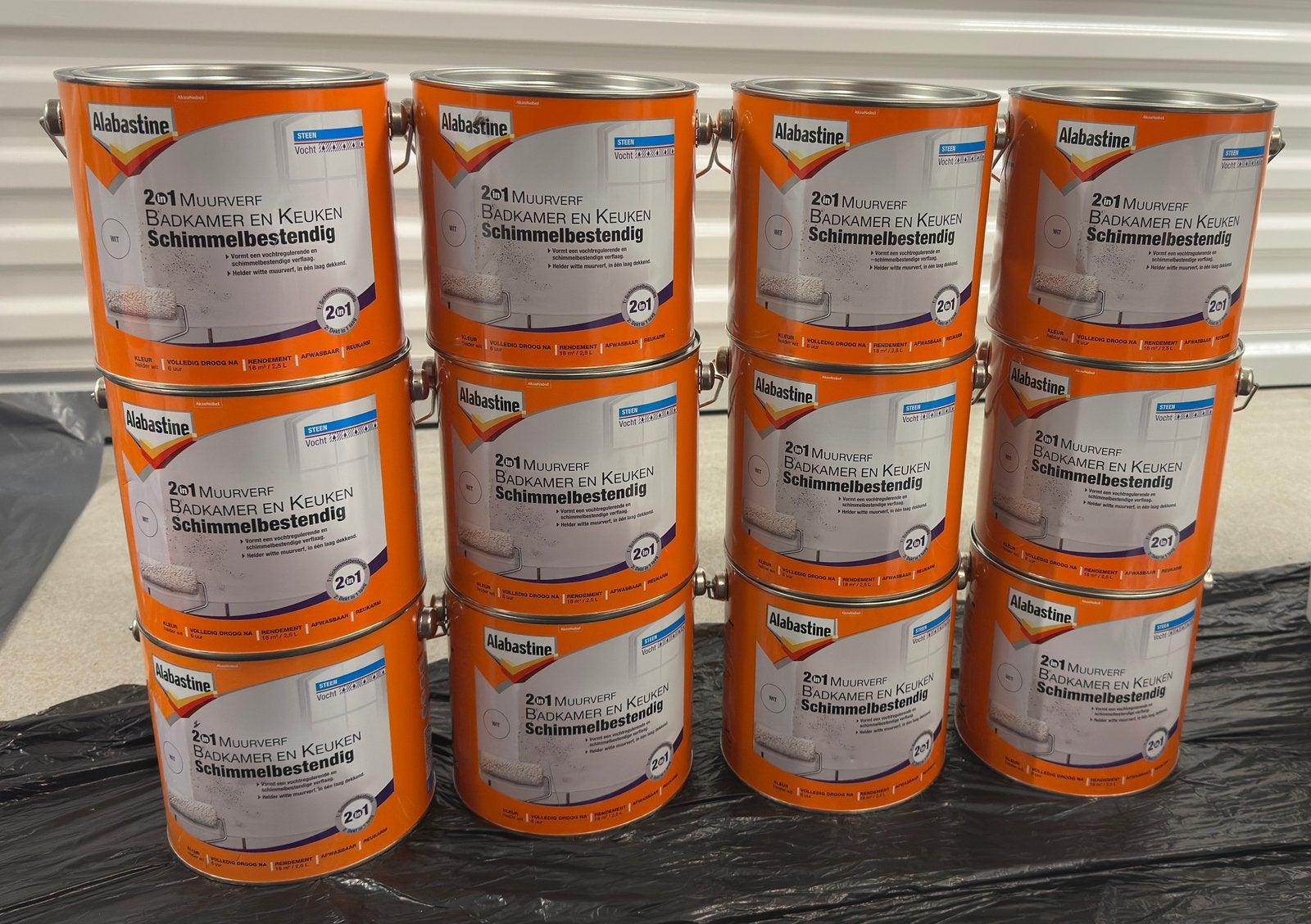 Verf en Lak + Voorstrijk + Vulpasta + Muurvuller (nieuw), Ophalen, Nieuw, Wit