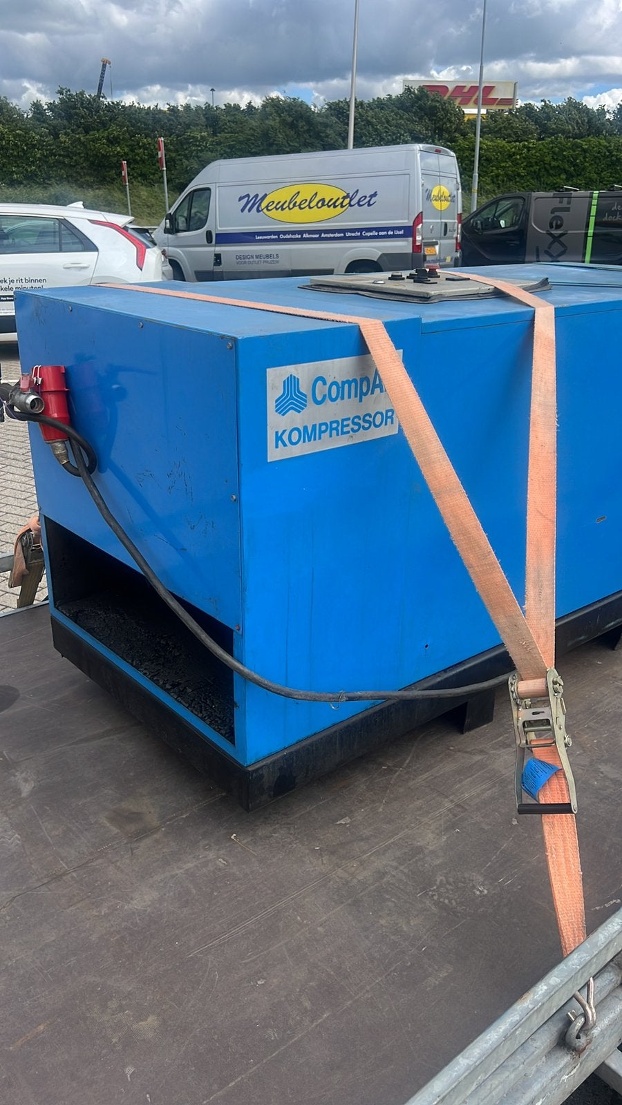 Compair schroef compressor 22pk, Ophalen, Gebruikt