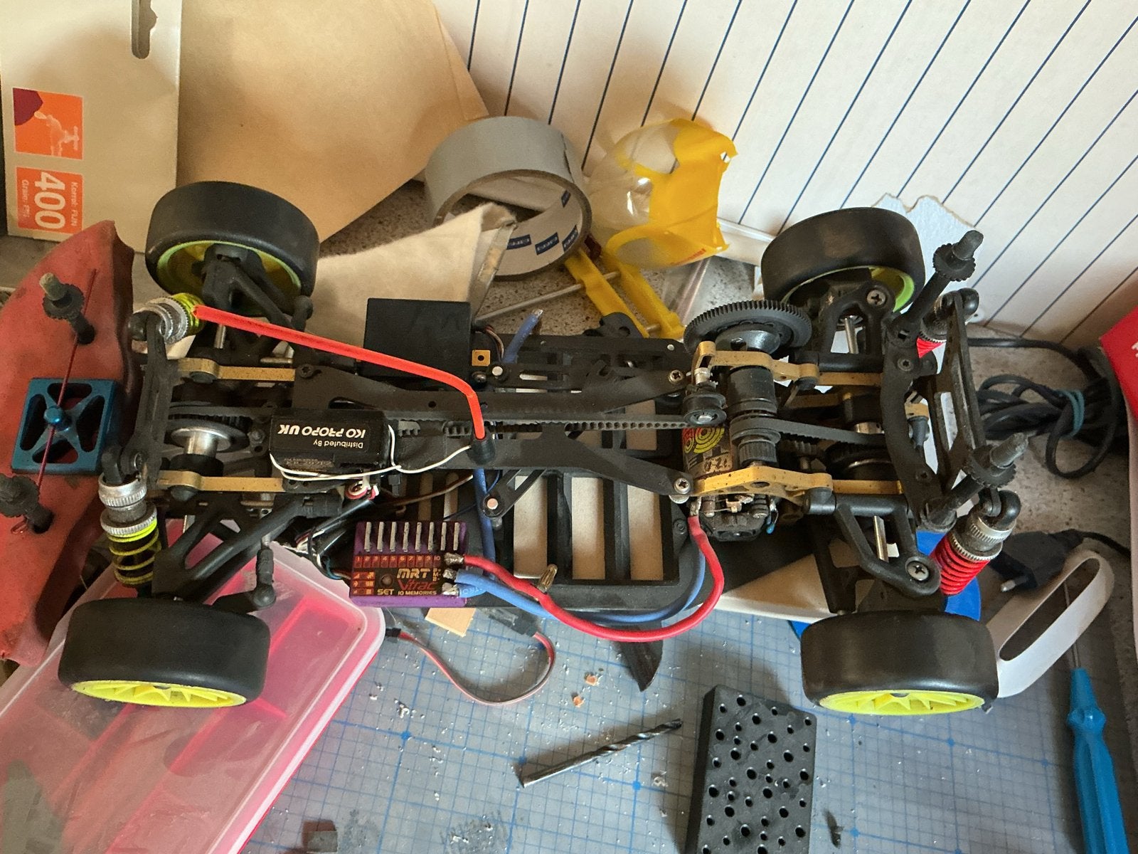RC Onroad Auto - KO PROPO UK, Elektro, Gebruikt, Ophalen of Verzenden, Schaal 1:10