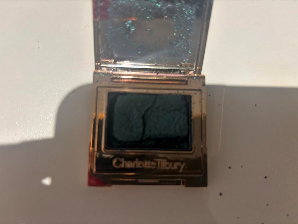 Charlotte Tilbury Oogschaduw - Diepgroen (Gebroken), Ophalen of Verzenden, Zo goed als nieuw