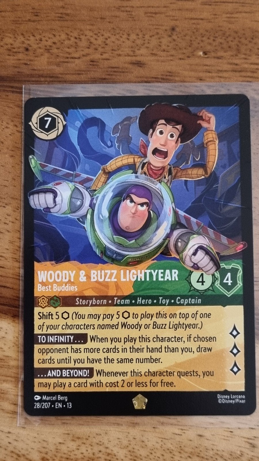 Lorcana, 13ATV, Woody & Buzz Lightyear 28/207 EN, Ophalen of Verzenden
