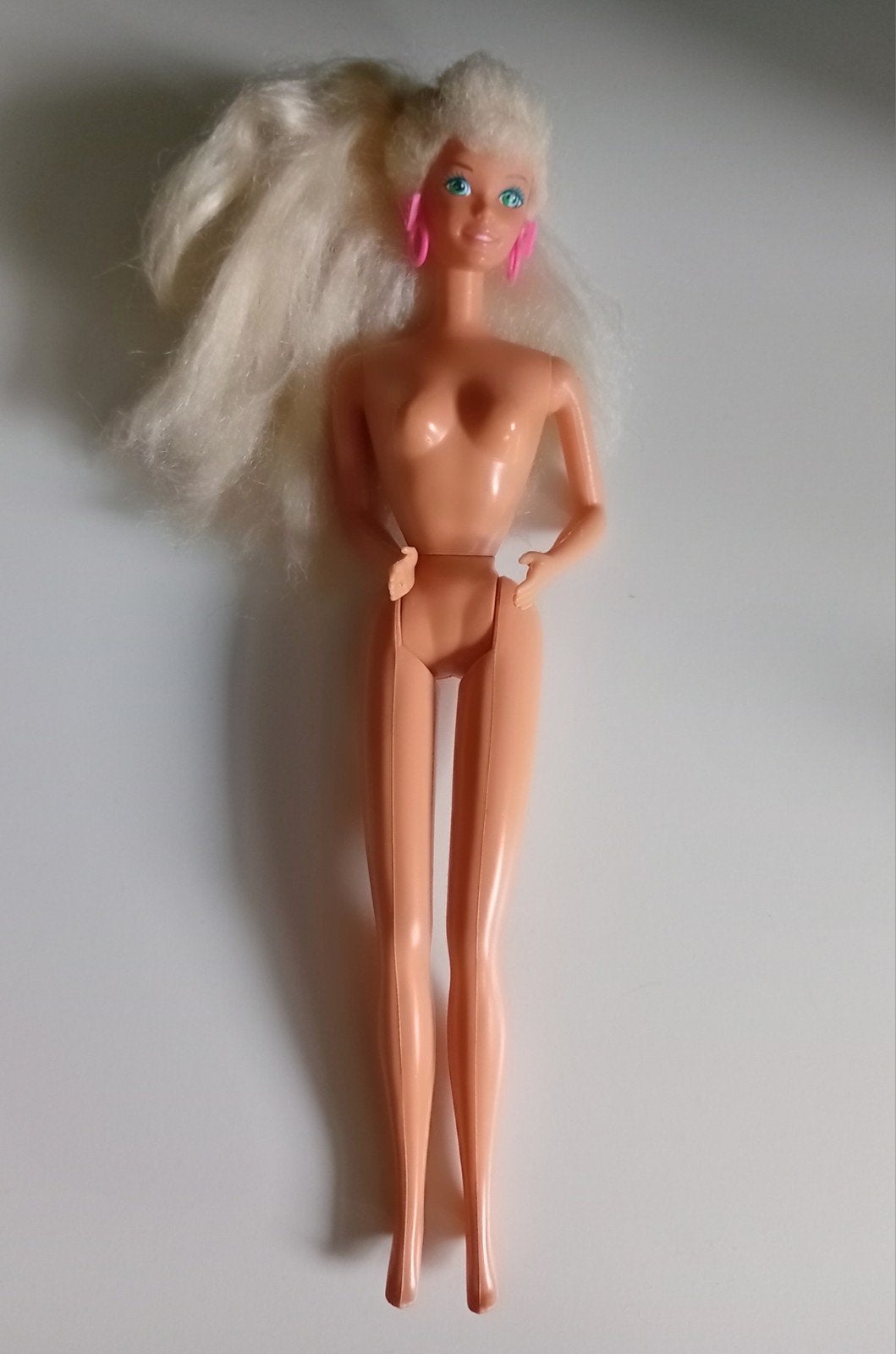 Vintage All American Barbie roze oorbellen, Ophalen of Verzenden, Gebruikt, Barbie