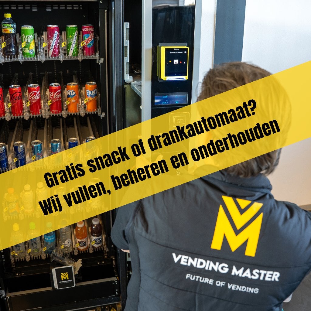 Gratis snack en/of drankautomaat op locatie | Full Service