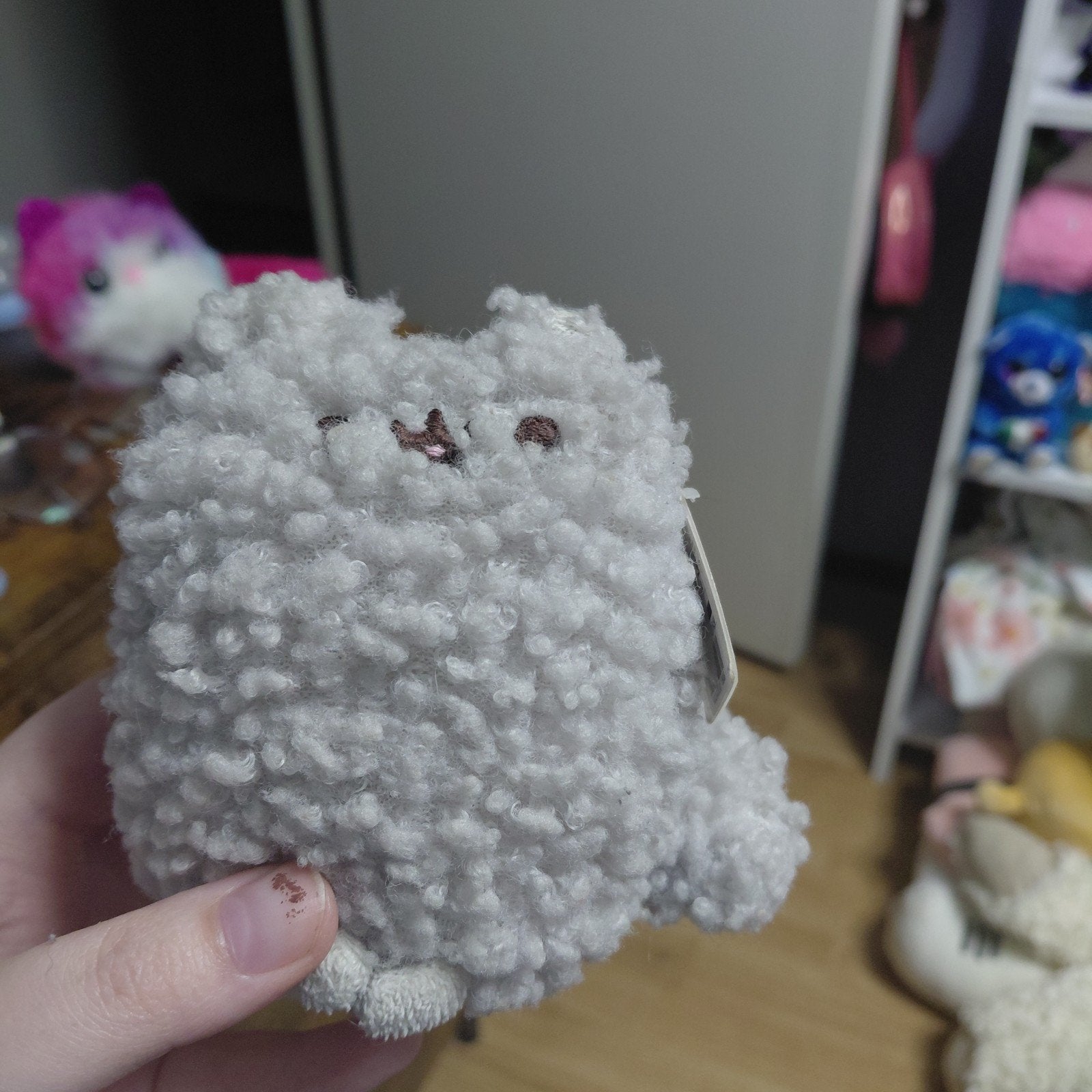 GUND Pusheen Stormy knuffel - 12 cm, Overige merken, Overige karakters, Grijs, Nieuw