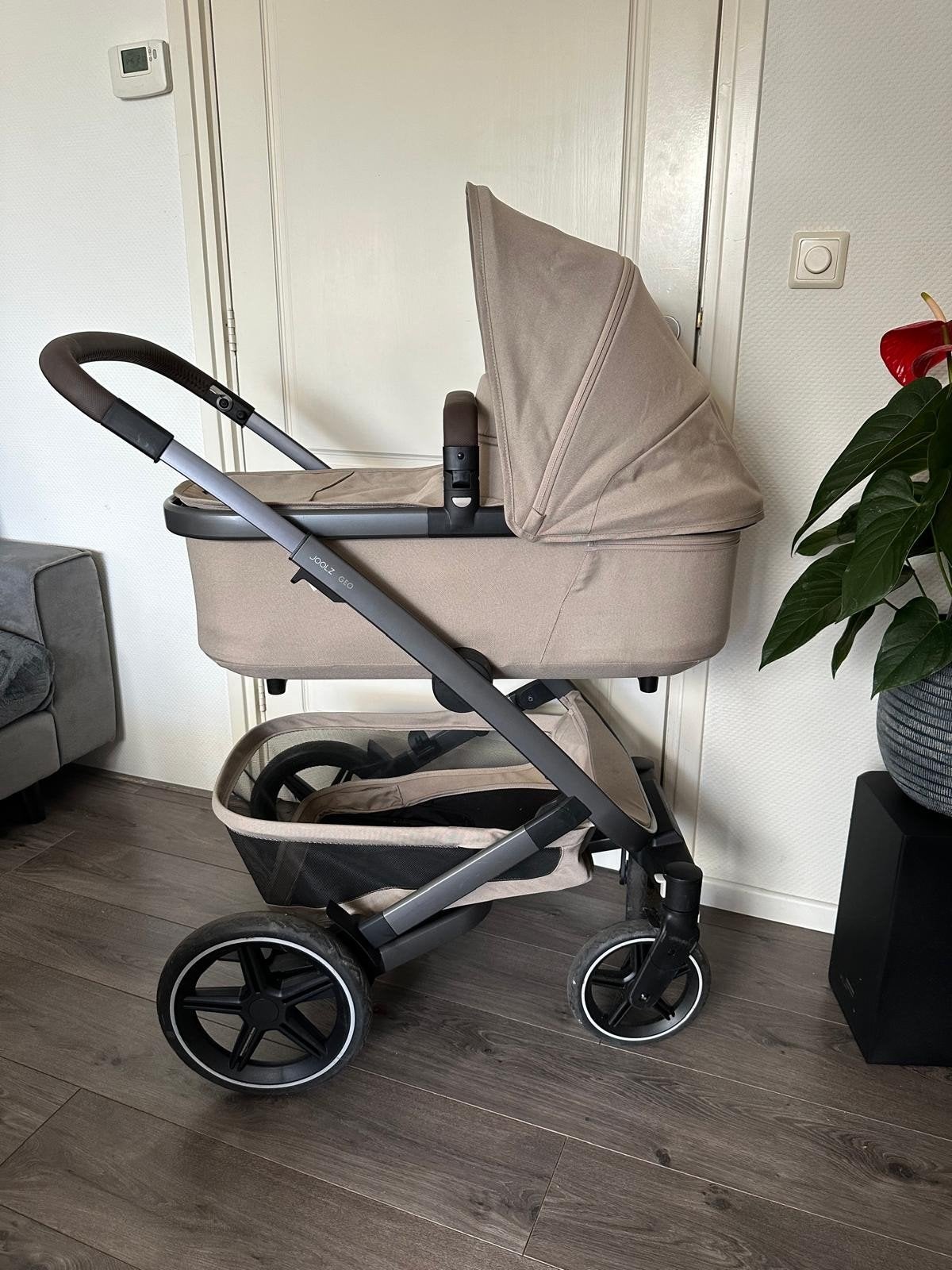 joolz geo 3, taupe met voetenzak, Duowagen, Zo goed als nieuw, Combiwagen, Ophalen