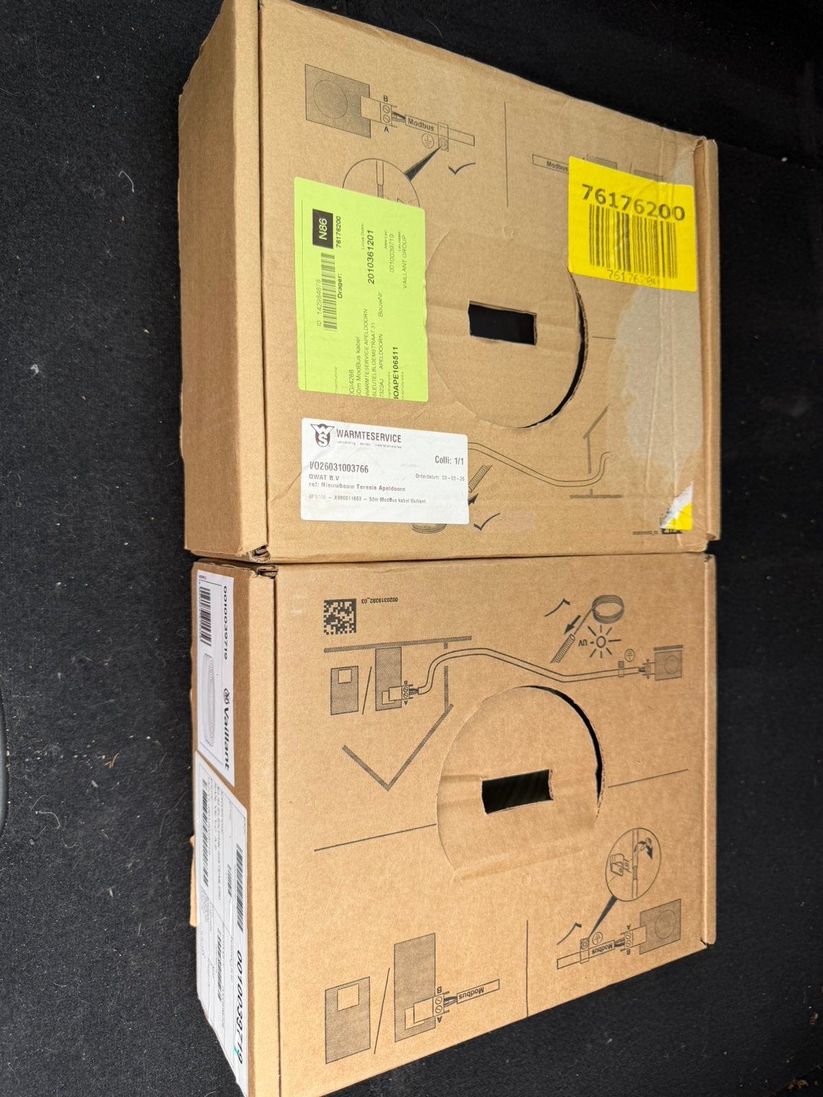 2x Vaillant ModBus kabel 50 meter, Ophalen, Nieuw, Overige merken, Kabel of Snoer