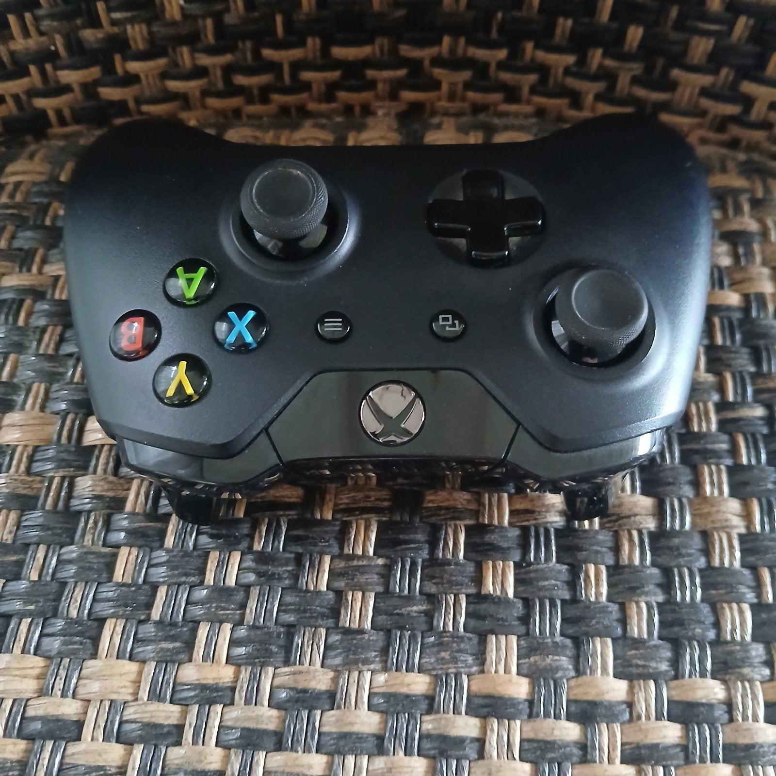 Xbox One Controller - Zwart, Draadloos, Spelcomputers en Games, Spelcomputers | Xbox | Accessoires, Gebruikt, Xbox Series S, Ophalen of Verzenden