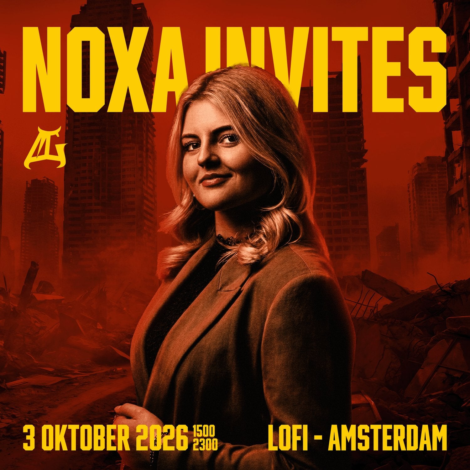 2 Tickets Multigroove Presents NoXa Invites, Tickets en Kaartjes, Twee personen