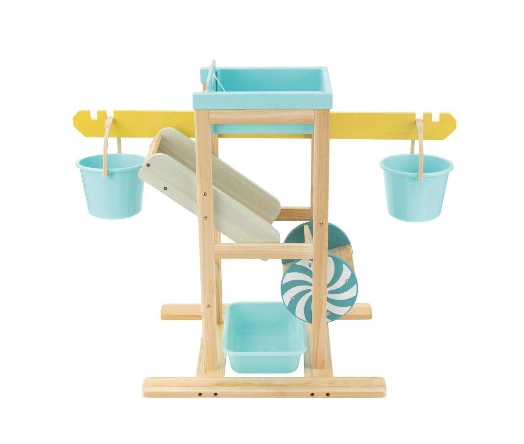 Houten zand en watertafel, Ophalen, Zo goed als nieuw