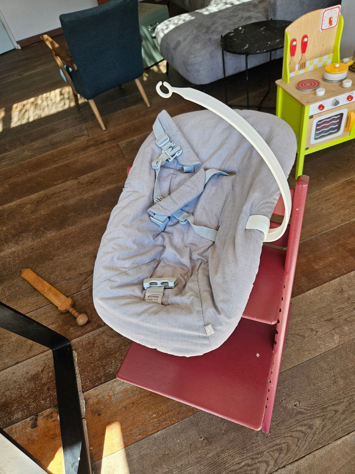 Stokke Newbornset met speelgoedboogje, Ophalen of Verzenden, Zo goed als nieuw, Overige typen, Gordel(s)