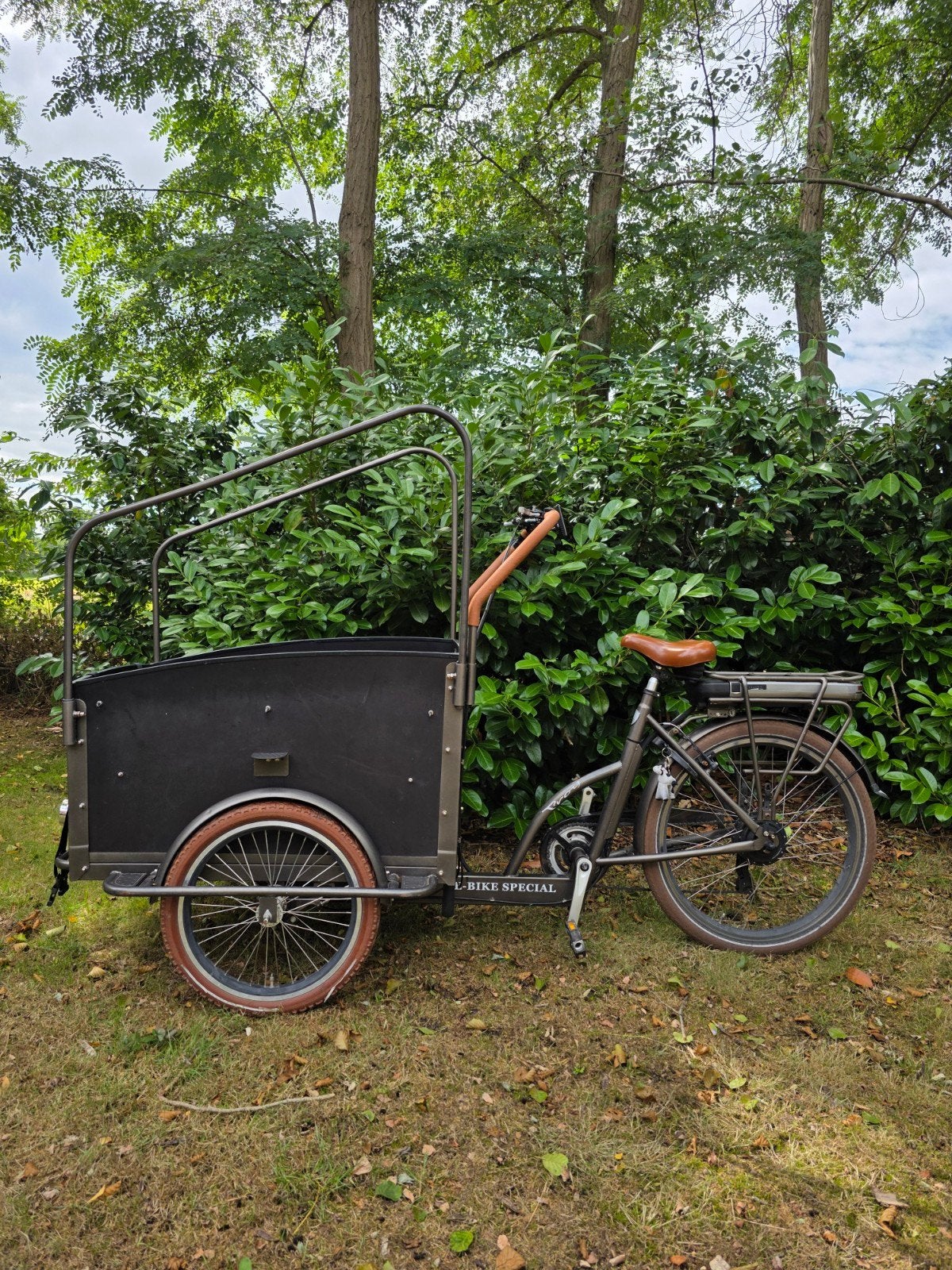 Elektrische bakfiets - Troy, Fietsen en Brommers, Gebruikt, Elektrisch, 2 kinderen, Trommelrem