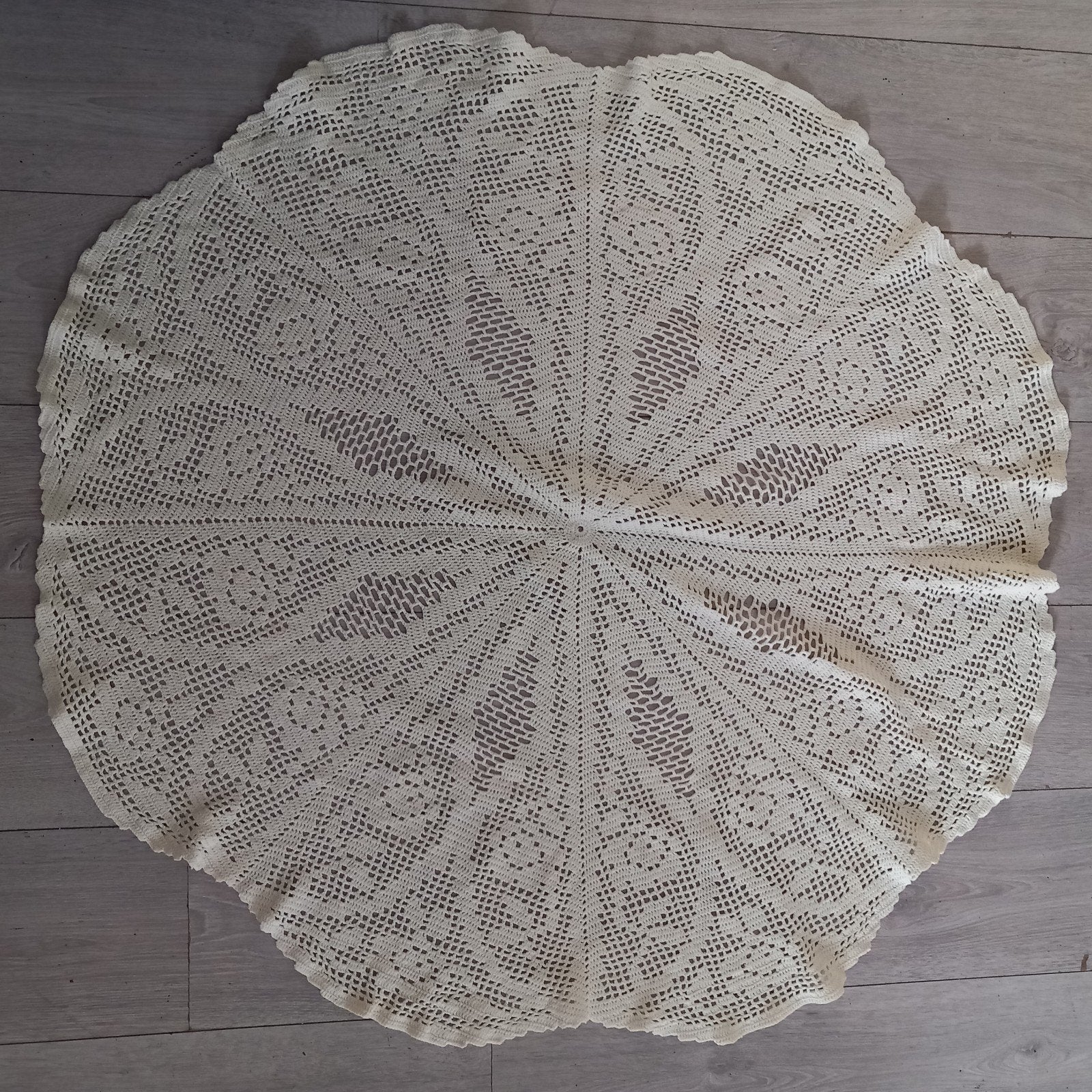 Gehaakt tafelkleed, Ophalen of Verzenden, Nieuw, Rond