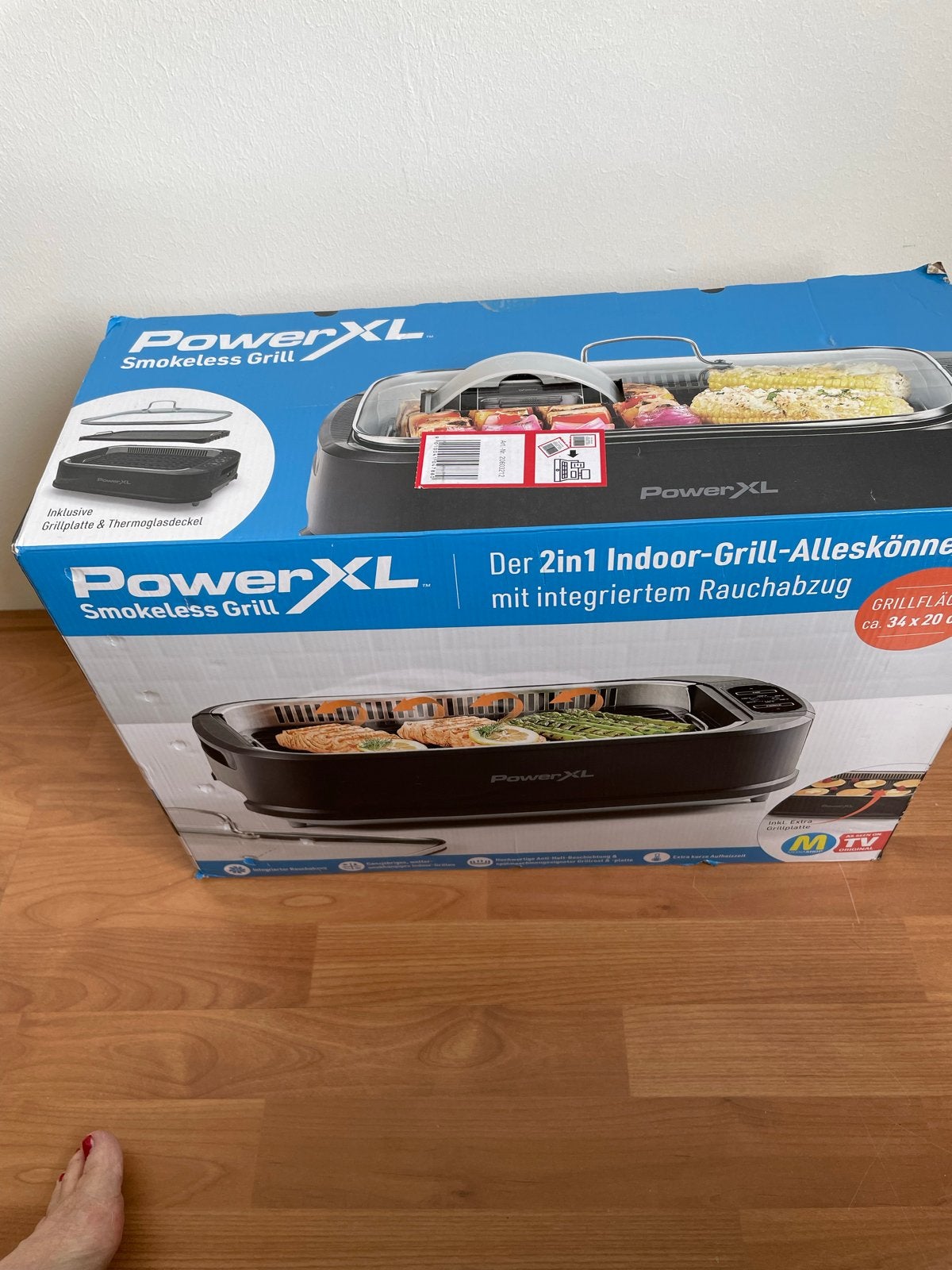 PowerXL Smokeless Grill 2-in-1 Indoor Grill, Ophalen, Nieuw