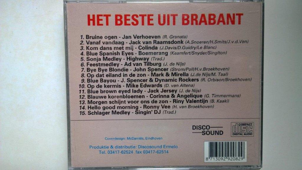 Het Beste Uit Brabant Volume 1, Cd's en Dvd's, Ophalen of Verzenden, Zo goed als nieuw, Pop